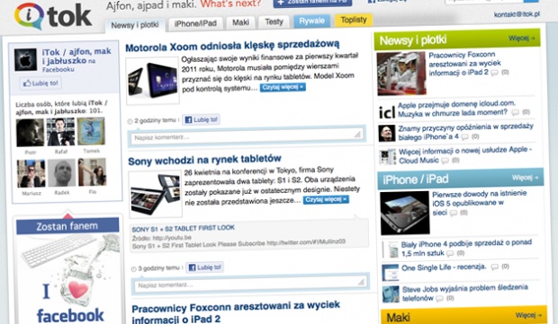 Wszystko o Apple w iTok.pl od o2 Sp. z o.o. 